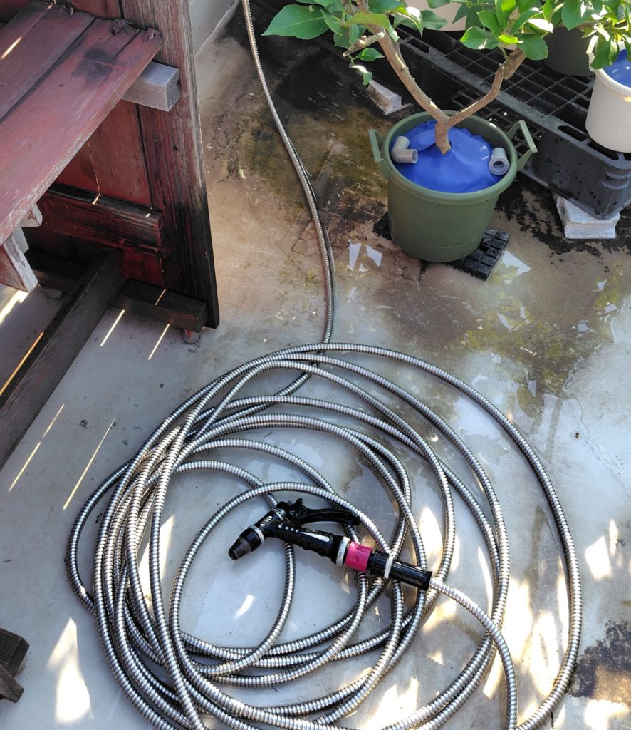 ステンレスウォーターホースの状況