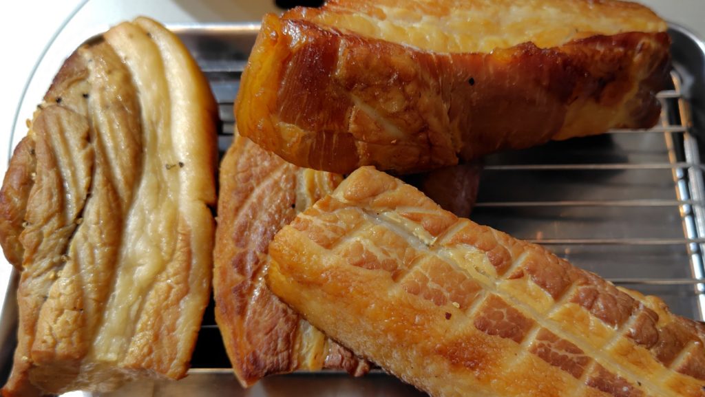 ベーコンの完成