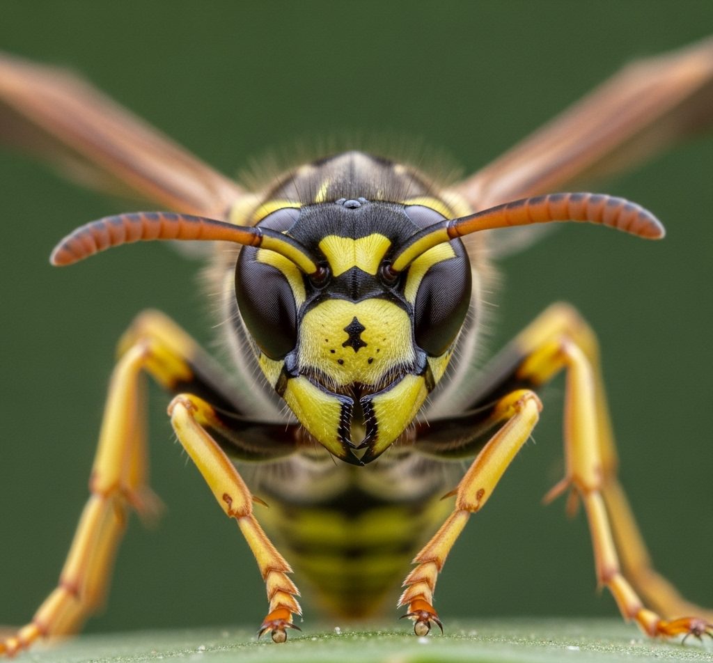 アシナガバチのイメージ写真